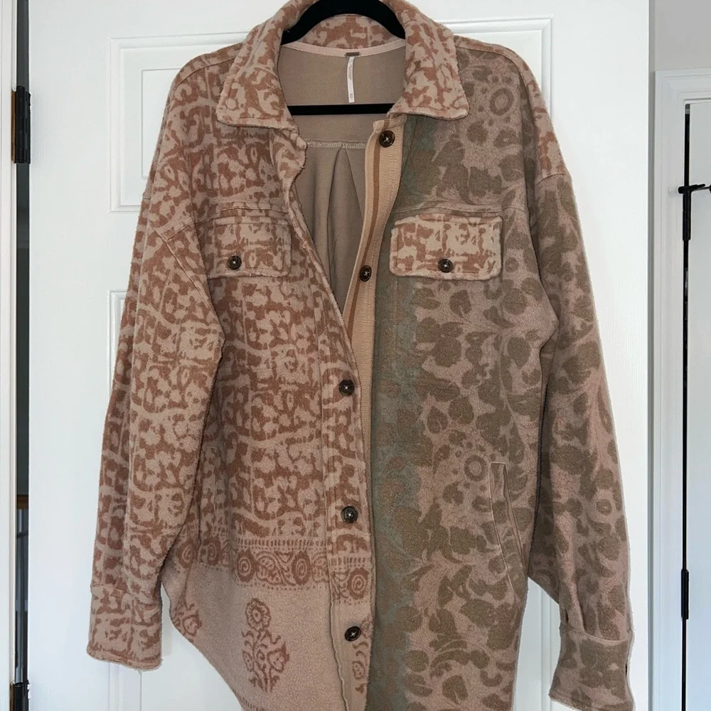 Free People Ruby Patterned Shacket - Picture 1 of 2